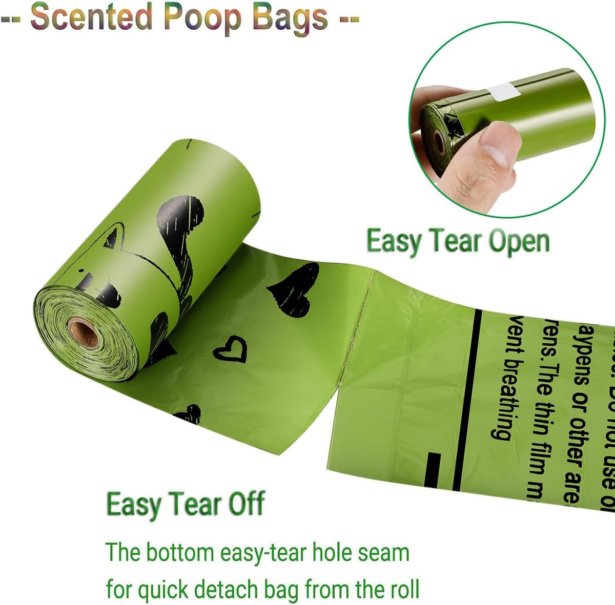 Bag dispenser for dog leash