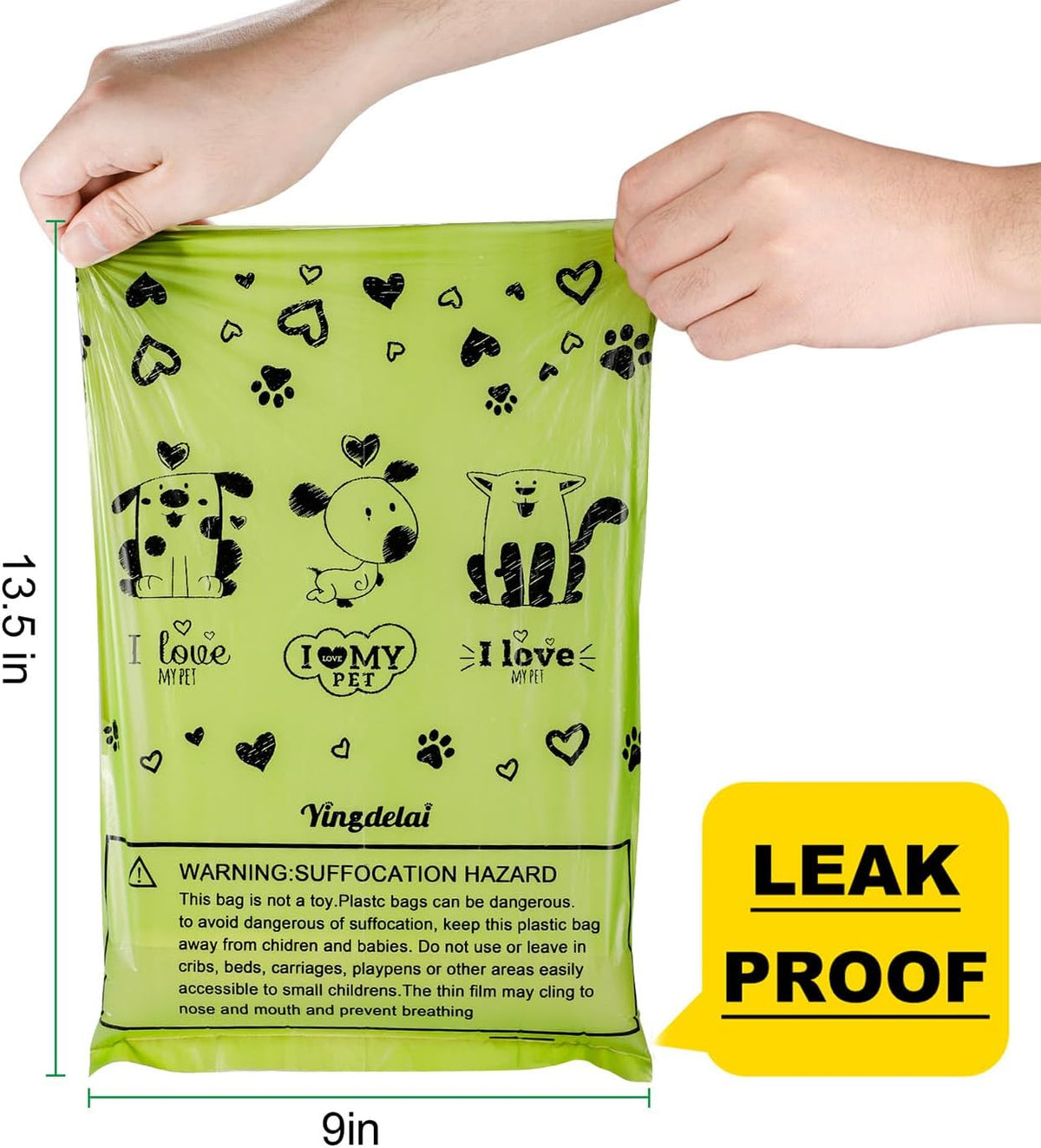 Hygienic dog bags, pack of 280