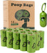 Biodegradable dog waste bags with dispenser