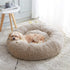 Calming donut bed for dogs and cats