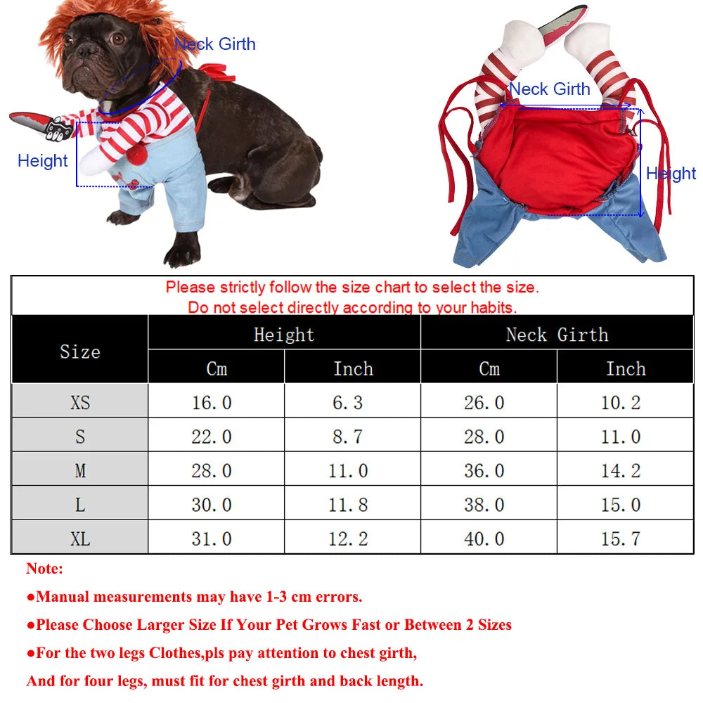 Halloween pet costume - detail view
