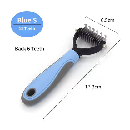 Deshedding brush dimensions