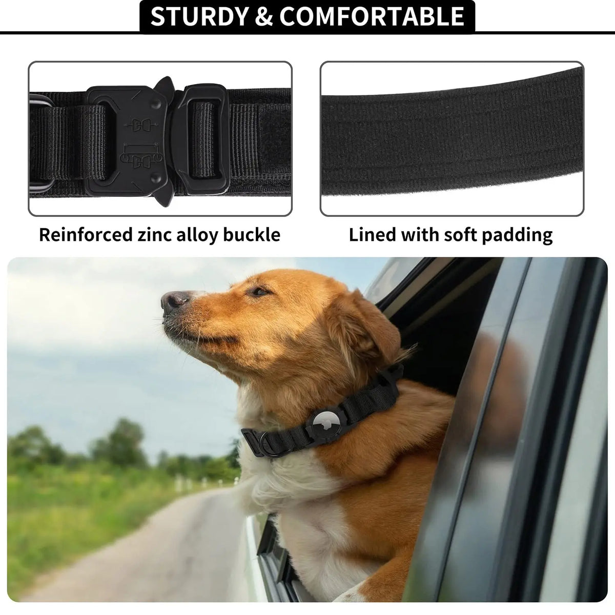 Tactical dog collar – Size guide S M L XL